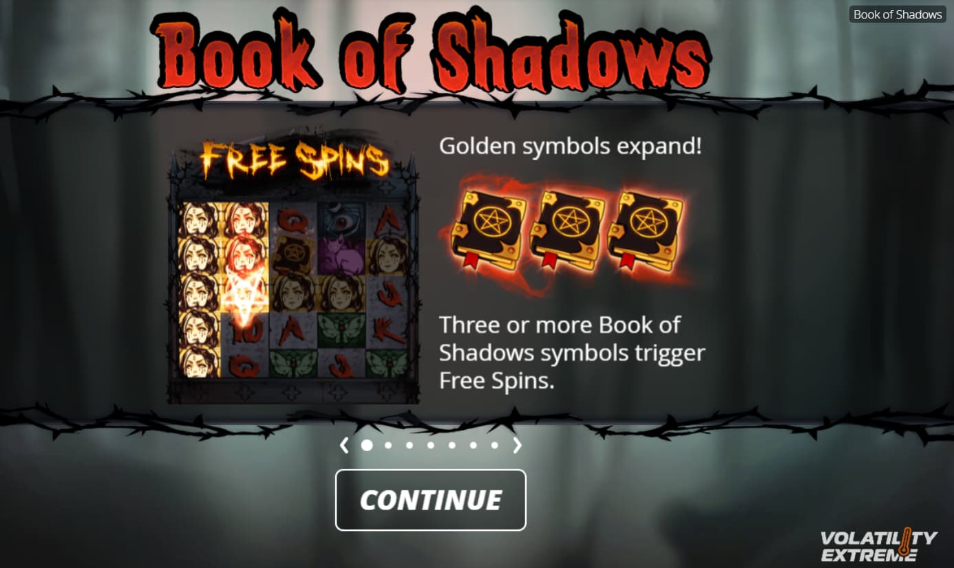 Book of Shadows — обзор слота и демо-игра бесплатно