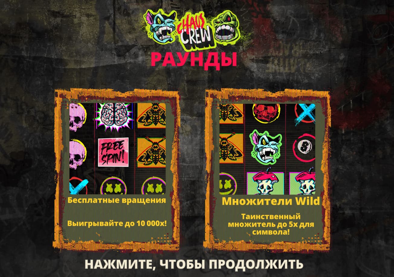 Chaos Crew — обзор слота и демо-игра бесплатно